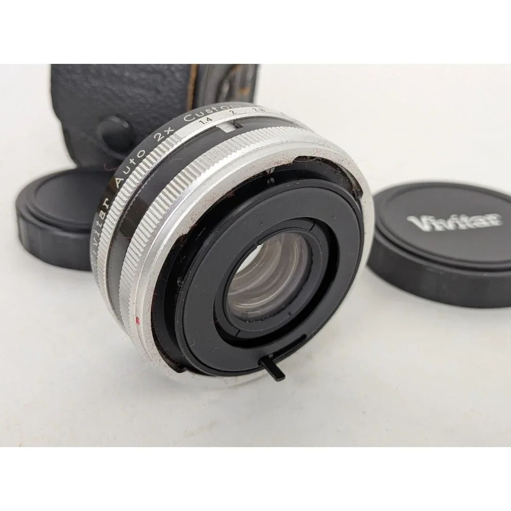 Vivitar Auto 2x Custom Tele-Converter Model 2X-4 Camera Photo Lens